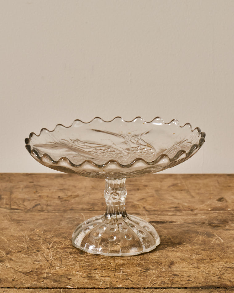 Vintage Glass Compotier - III