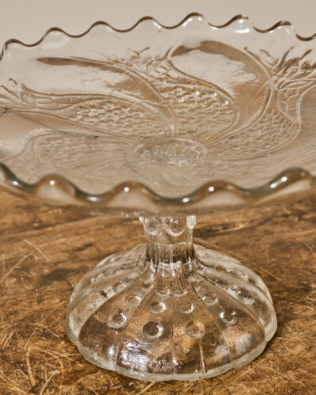 Vintage Glass Compotier - III