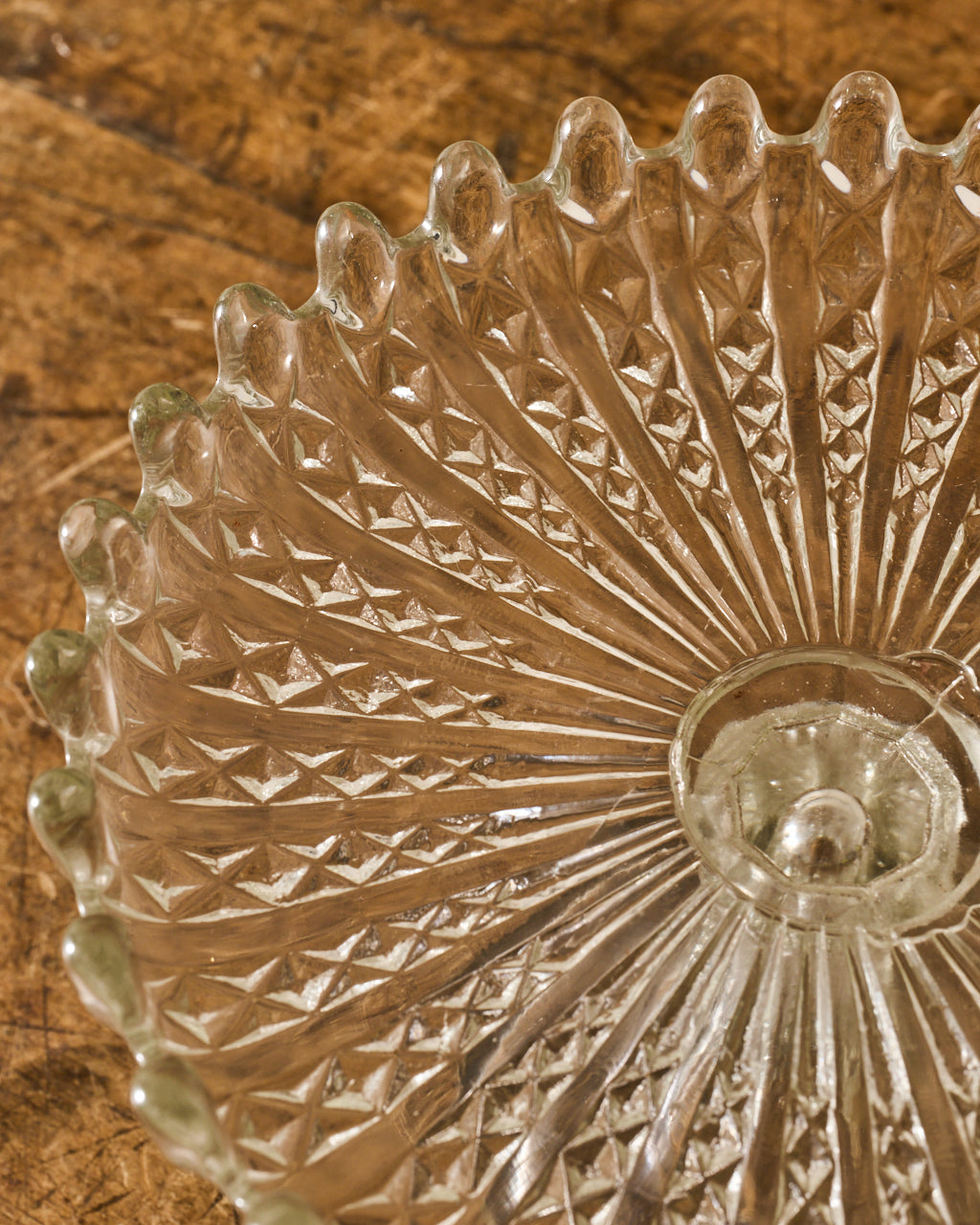Vintage Glass Compotier - III