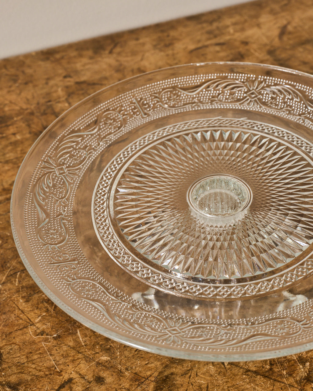 Vintage Glass Compotier - II