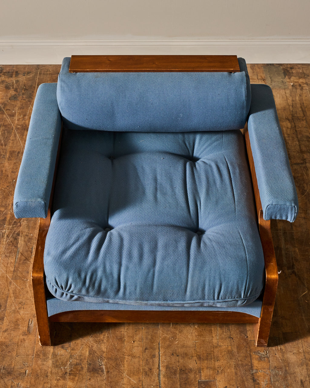 Midcentury Blue Armchairs - Set of 2