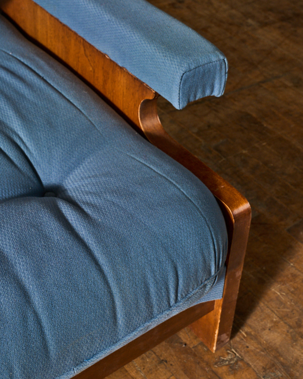 Midcentury Blue Armchairs - Set of 2