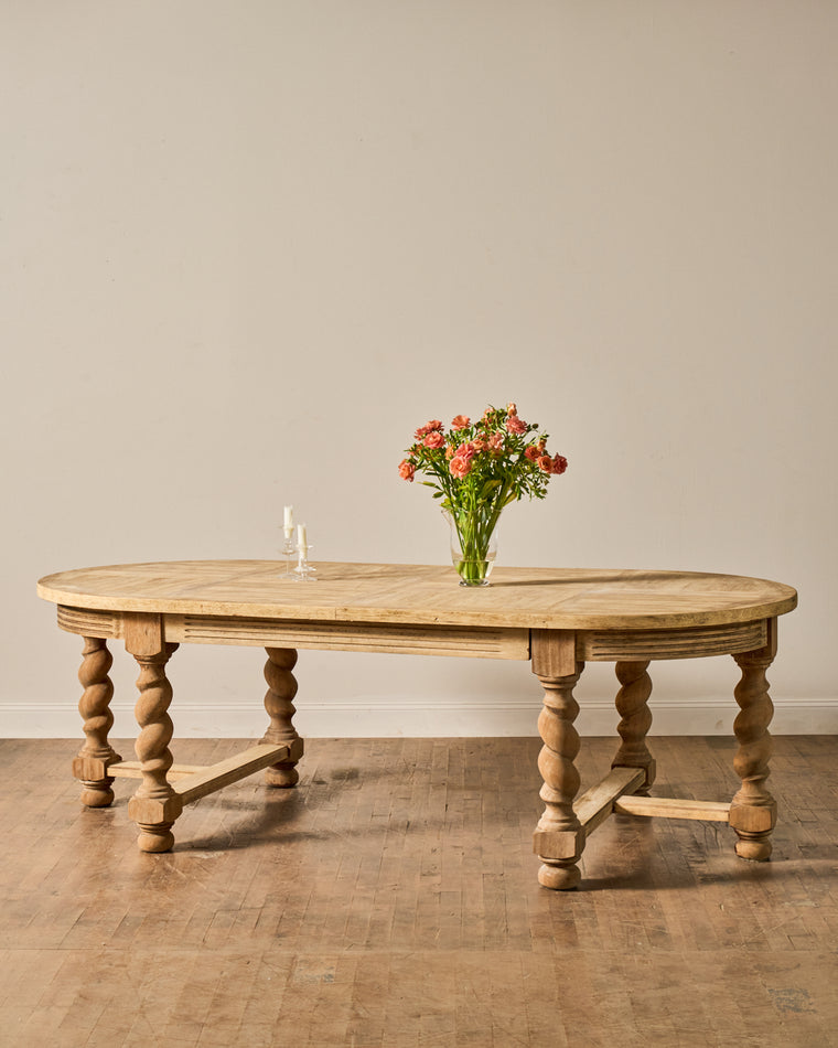 19th c. Oval Dining Table