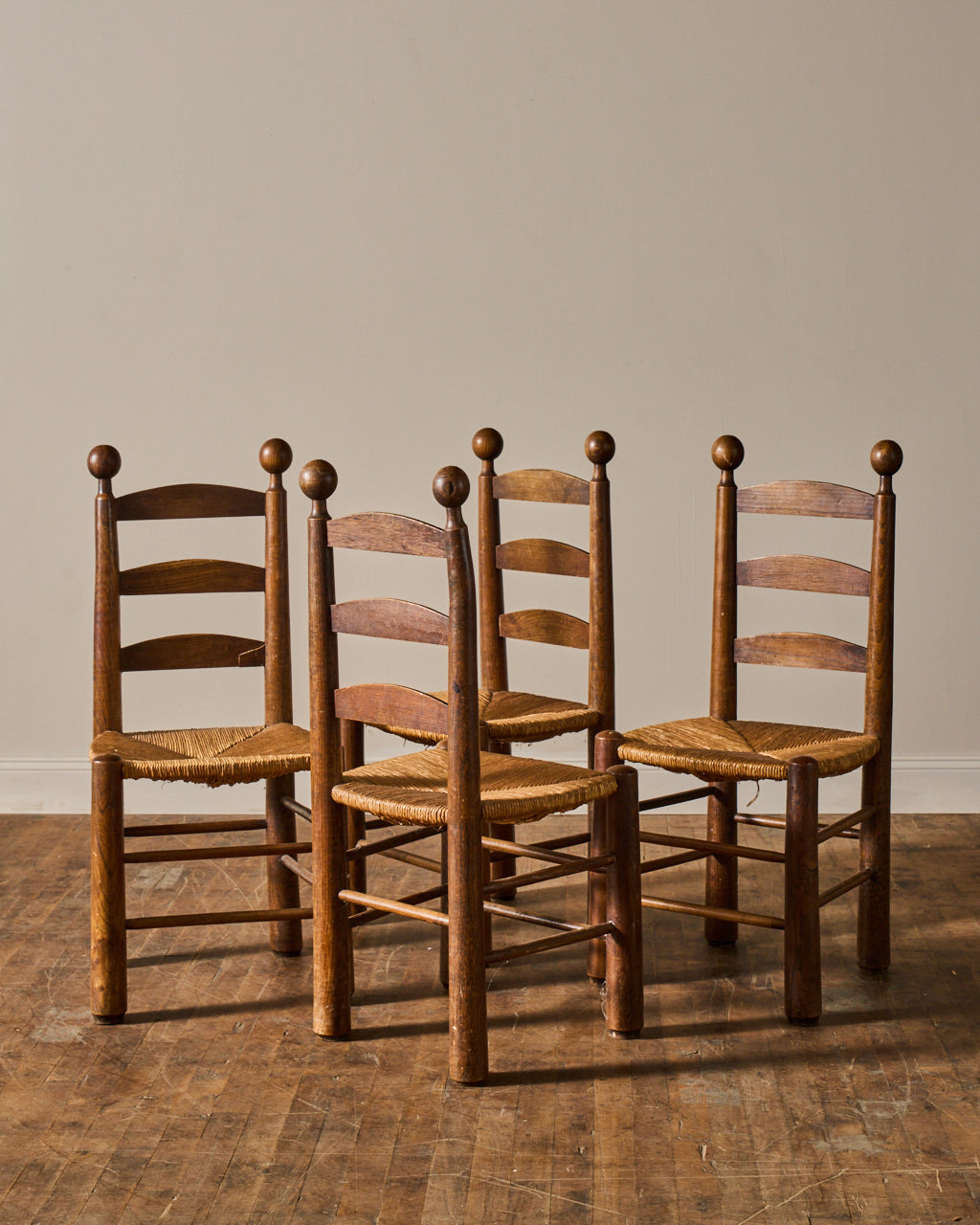 Set of 4 - Charles Dudouyt Chairs - Set of 4