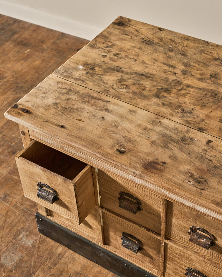 Antique Bakery Cabinet