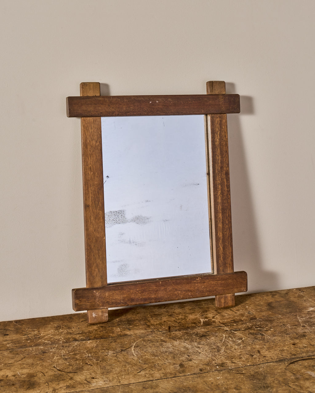 Vintage Wood Mirror