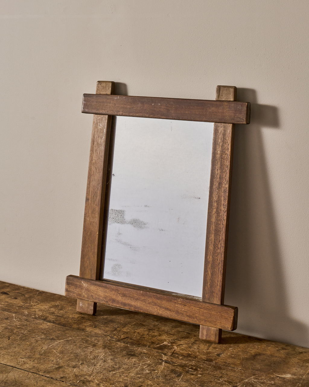 Vintage Wood Mirror