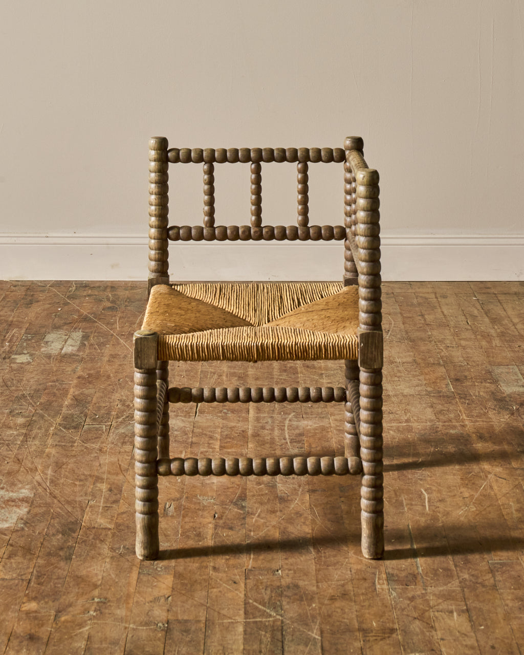 French Corner Bobbin Chair
