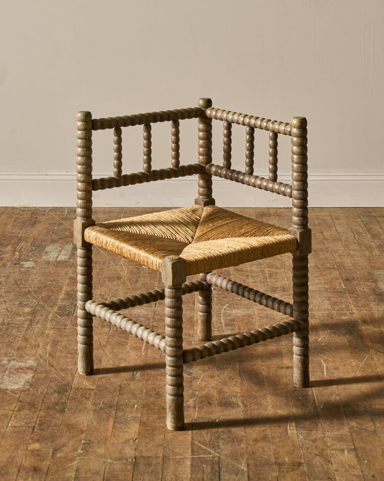 French Corner Bobbin Chair