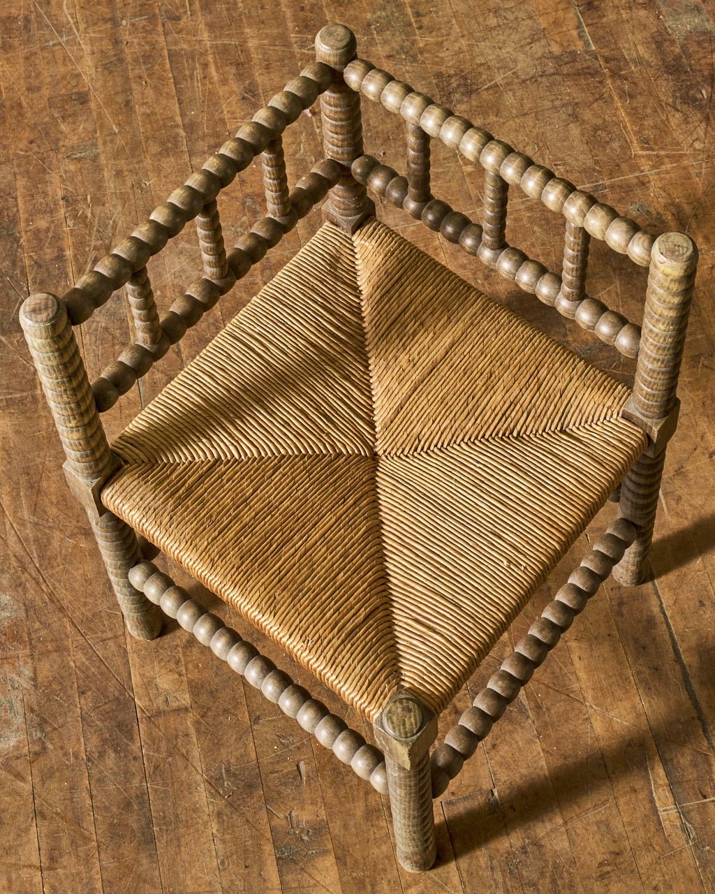 French Corner Bobbin Chair