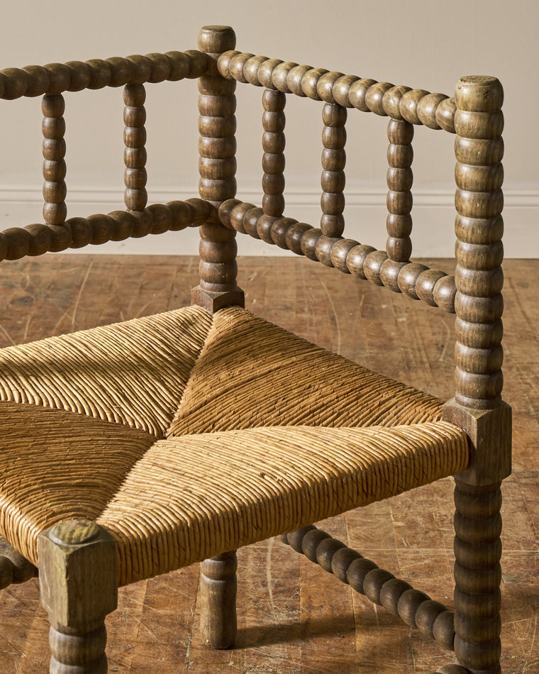 French Corner Bobbin Chair
