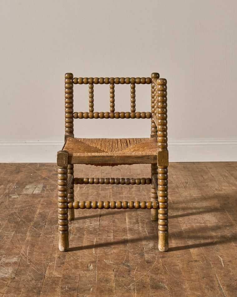 French Corner Bobbin Chair