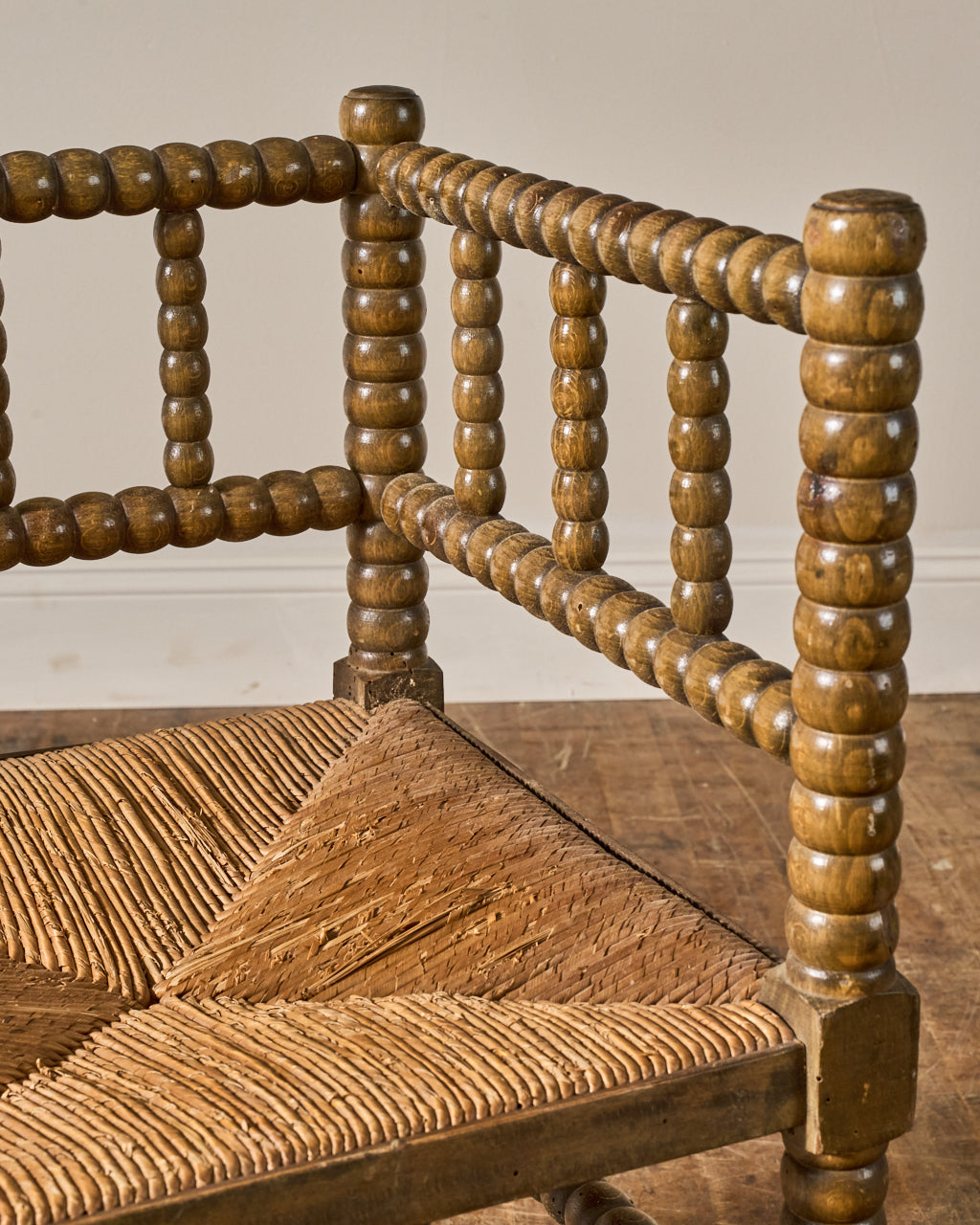 French Corner Bobbin Chair