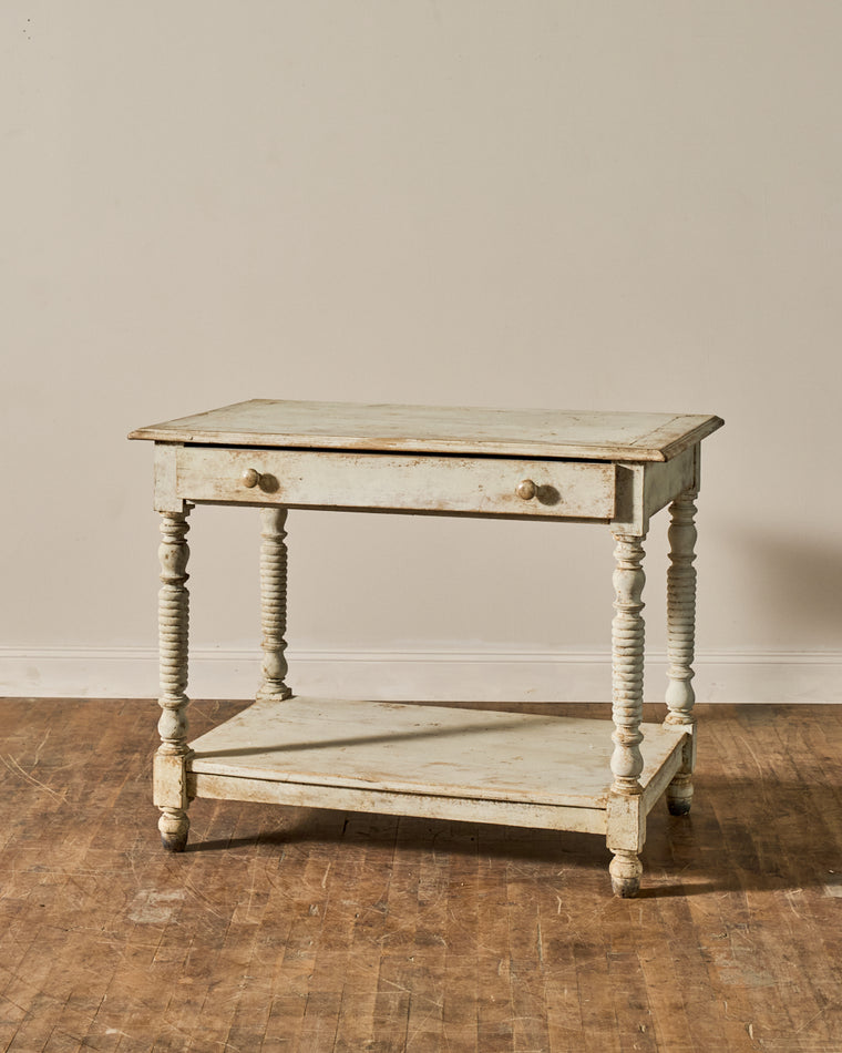 Painted French Console Table