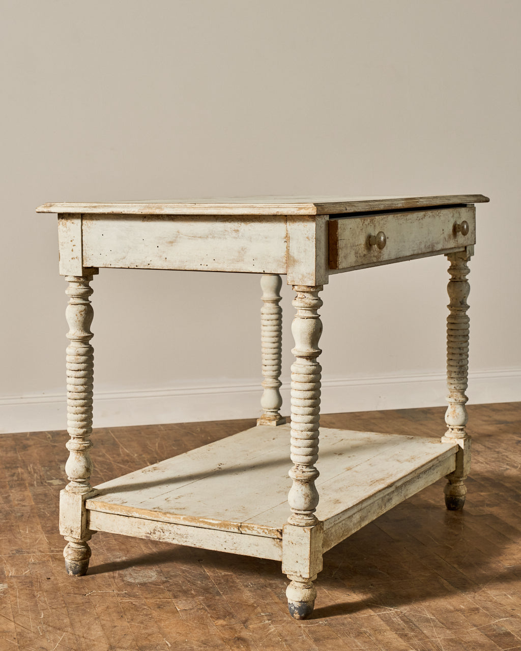 Painted French Console Table