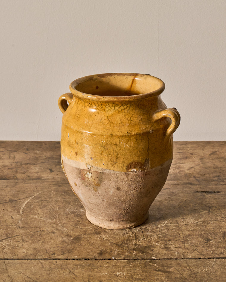 Yellow Confit Pot