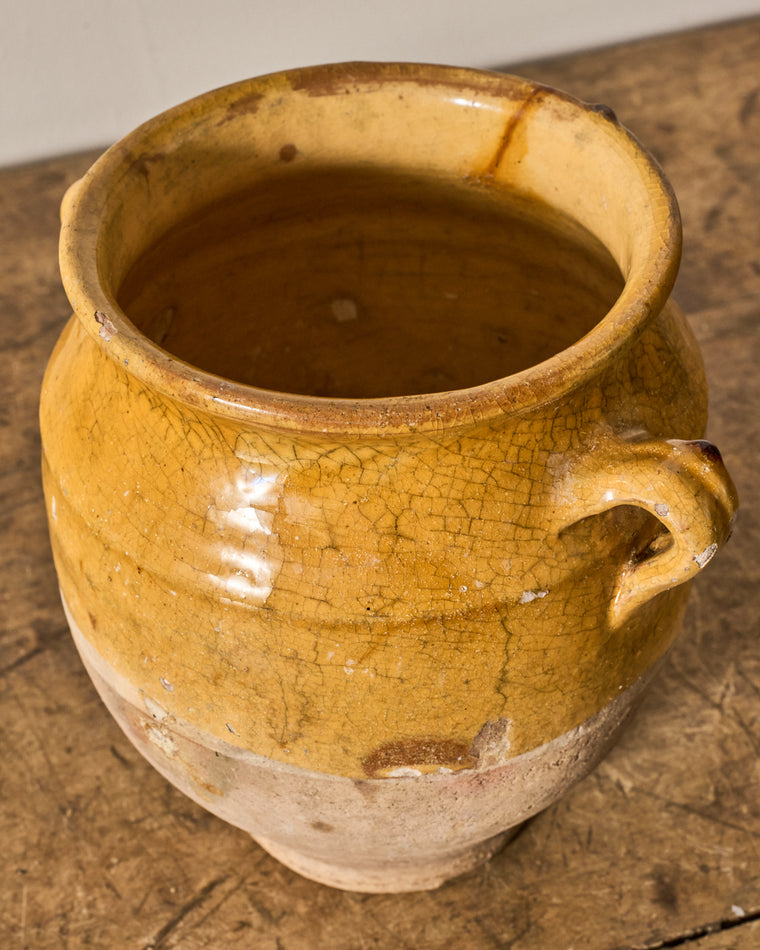Yellow Confit Pot
