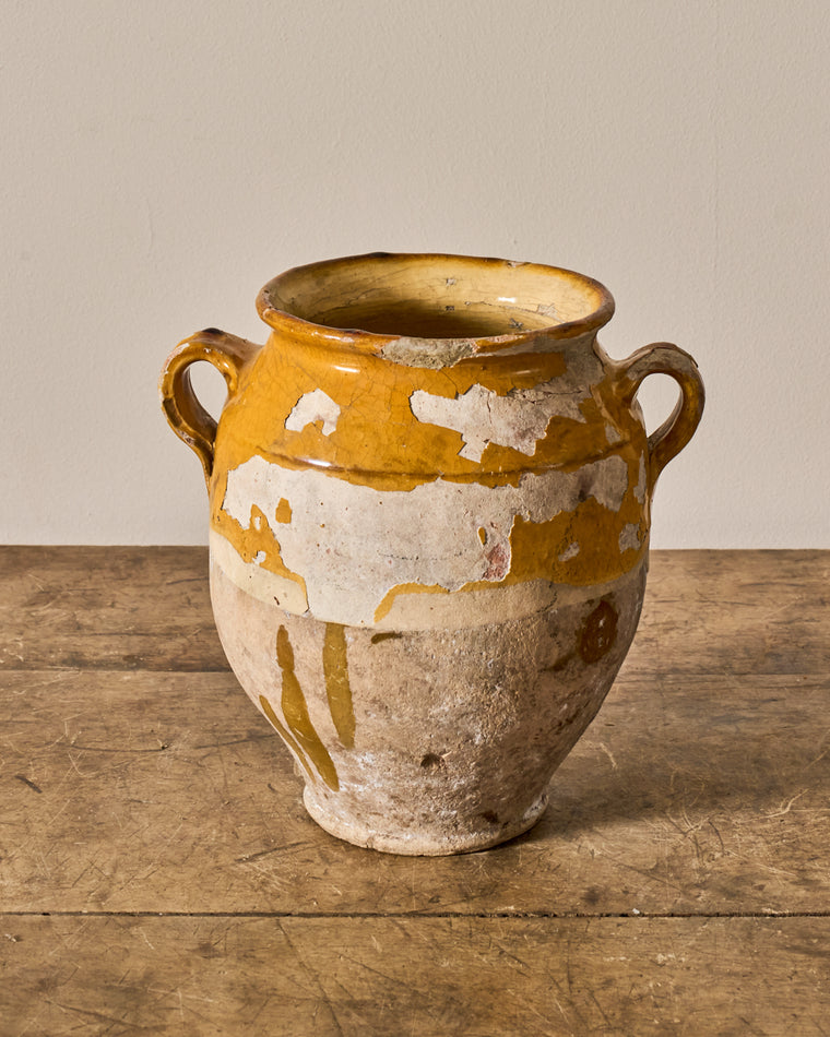 Yellow Confit Pot