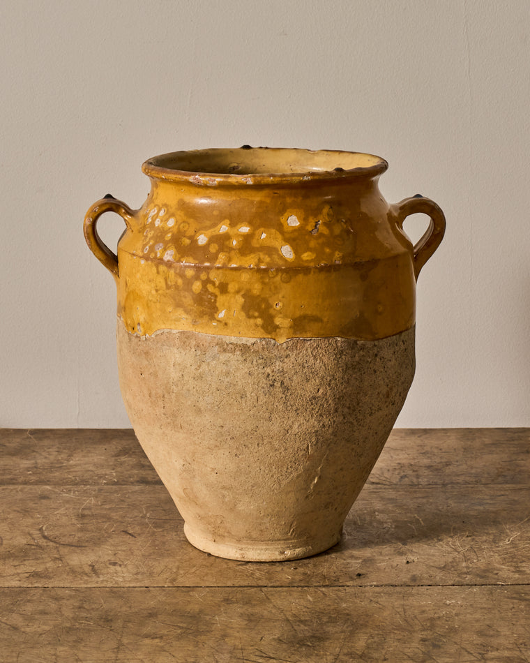Yellow Confit Pot