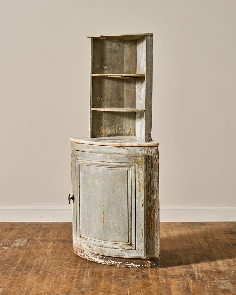 Patina Corner Cupboard