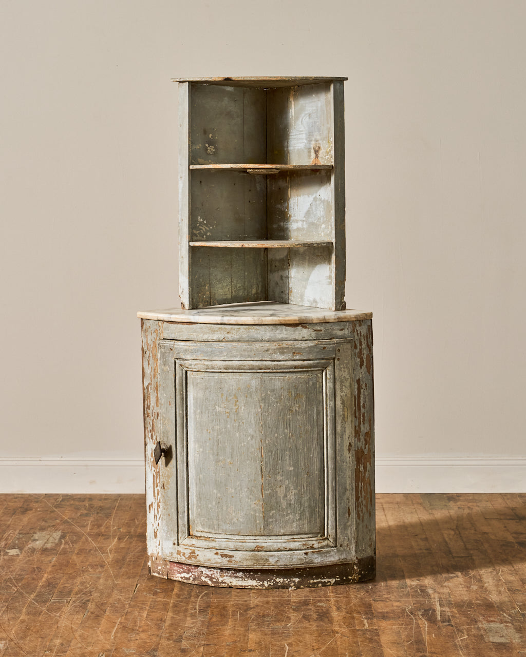 Patina Corner Cupboard