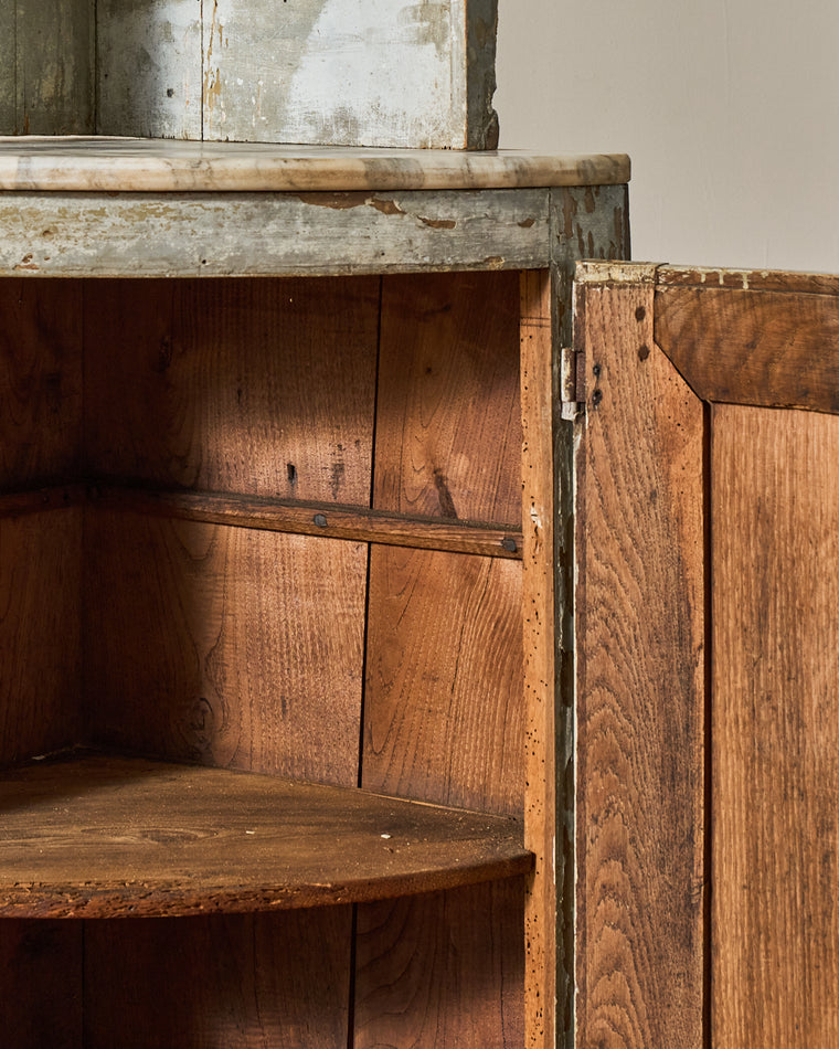 Patina Corner Cupboard
