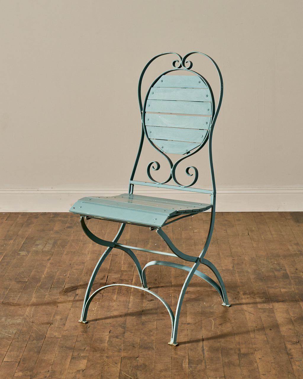 French Blue Garden Chair