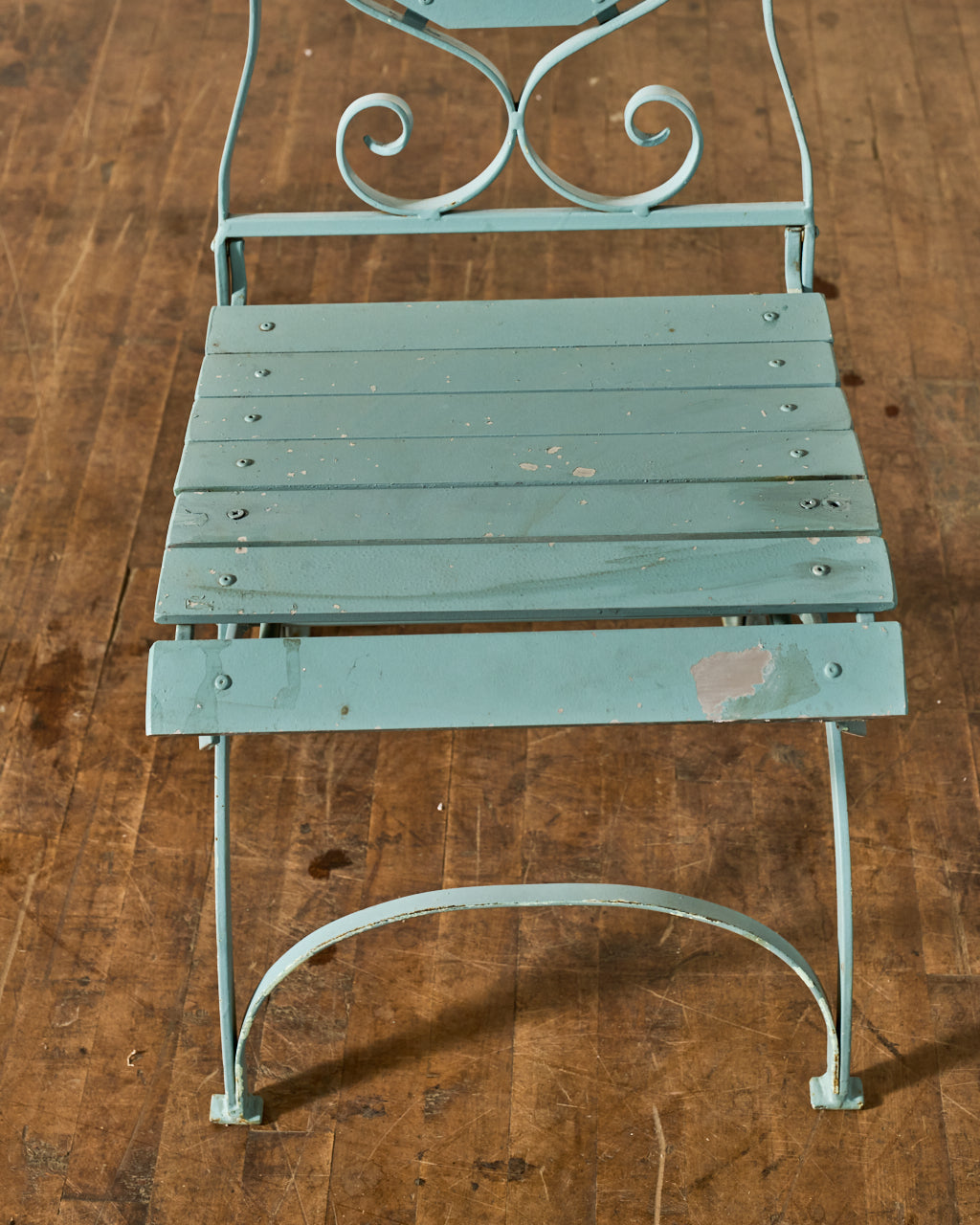 French Blue Garden Chair