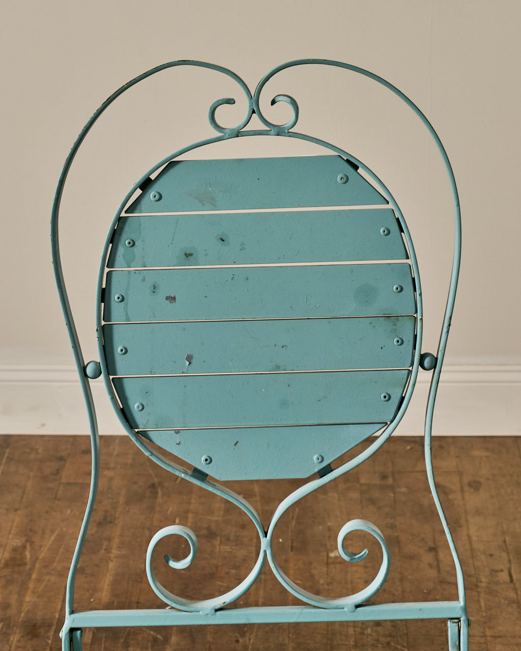 French Blue Garden Chair