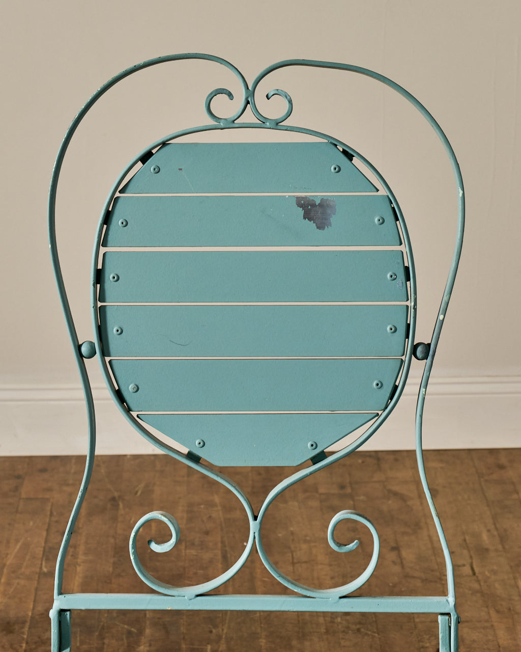 French Blue Garden Chair