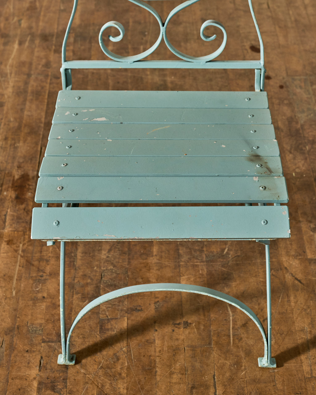 French Blue Garden Chair