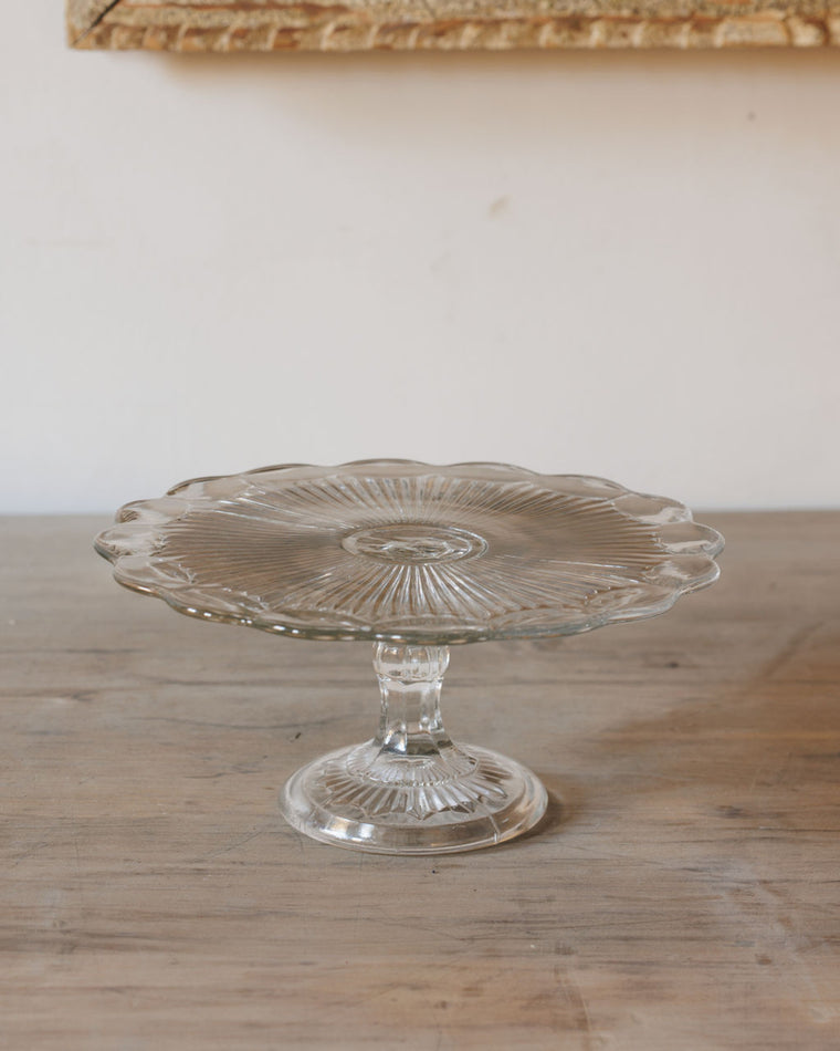 Glass Cake Pedestal