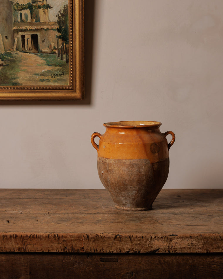 Ochre Confit Pot