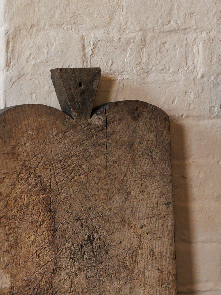 Antique French Curved Cutting Board