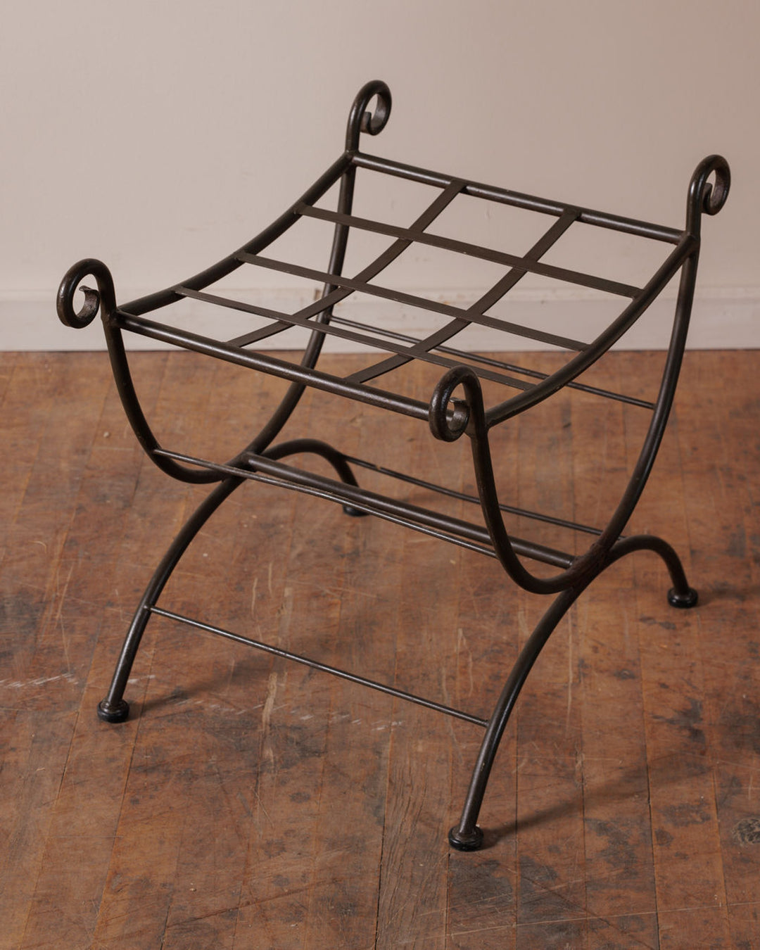 French Wrought Iron Stool
