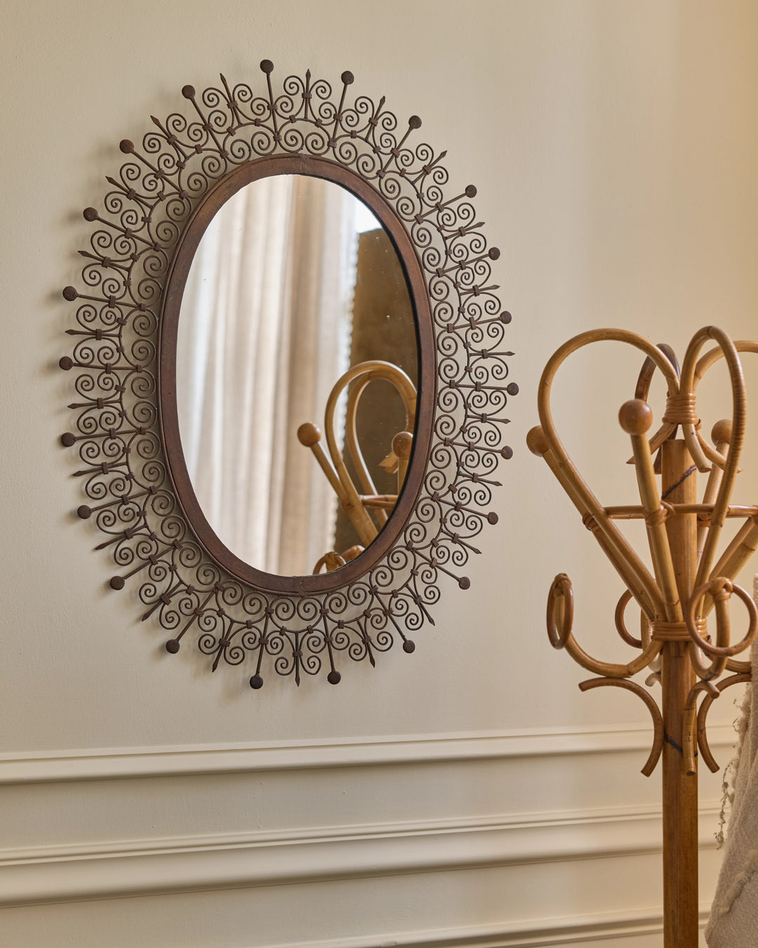 Wrought Iron Mirror