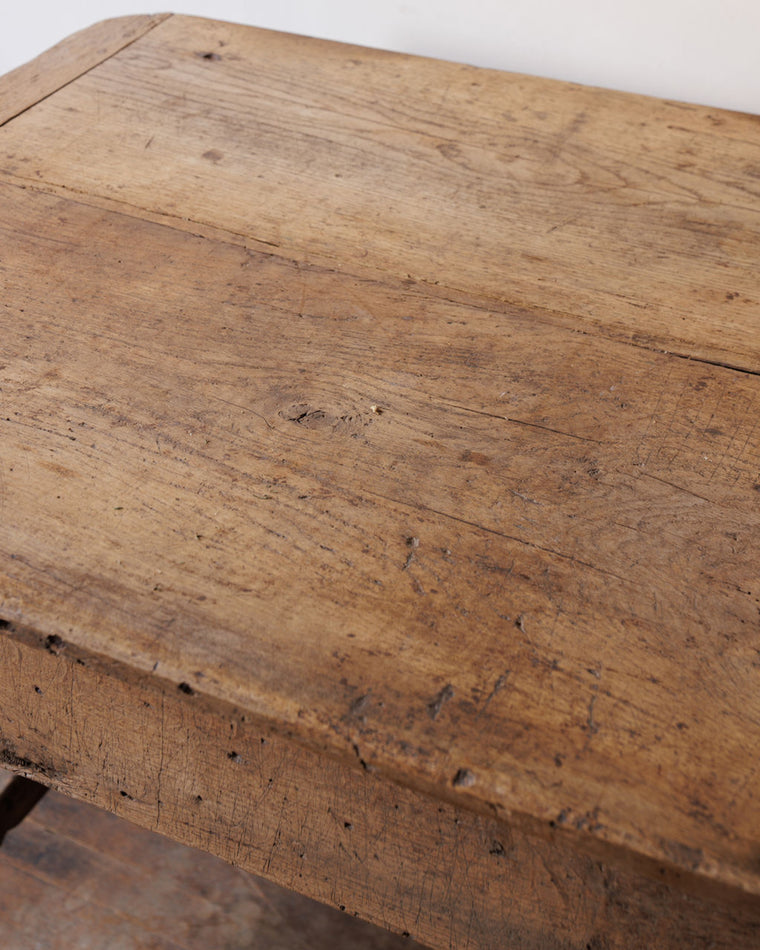 19th C. Oak Farm Table