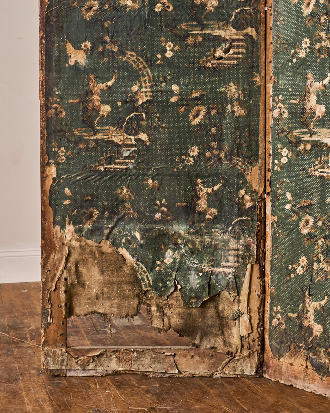 18th c. Chateau Screen Panel