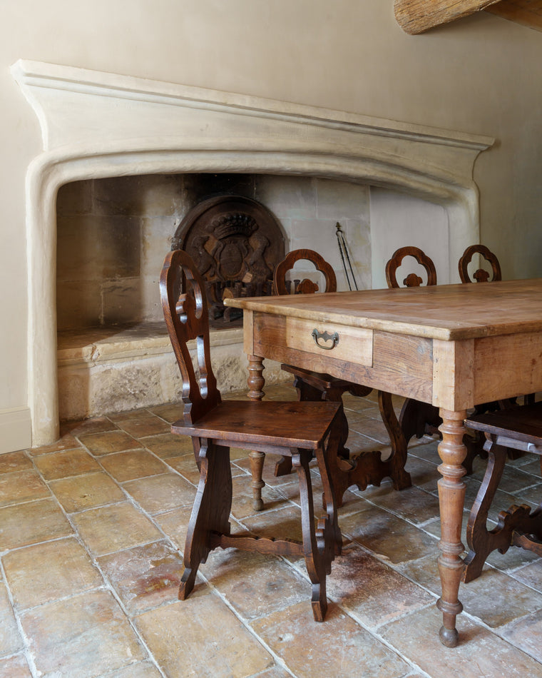 19th c. Oak Farm Table