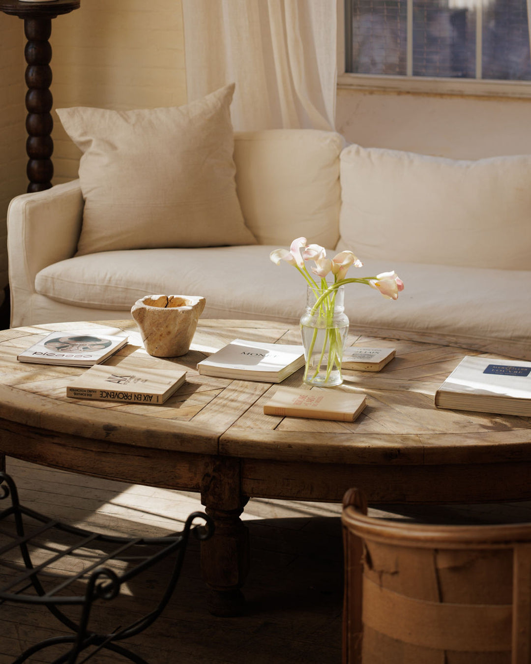 Oval Oak Coffee Table