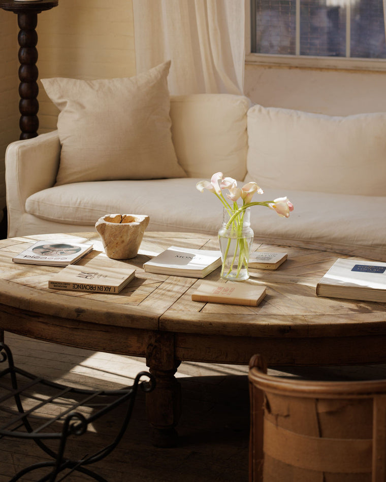 Oval Oak Coffee Table