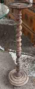 Tall Oak Candlestick