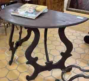 Italian Demi Lune Console Table