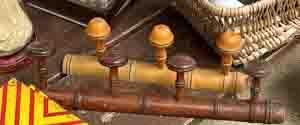 Walnut Coatrack - Light Wood