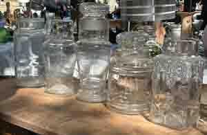 Decorative Glass Jar
