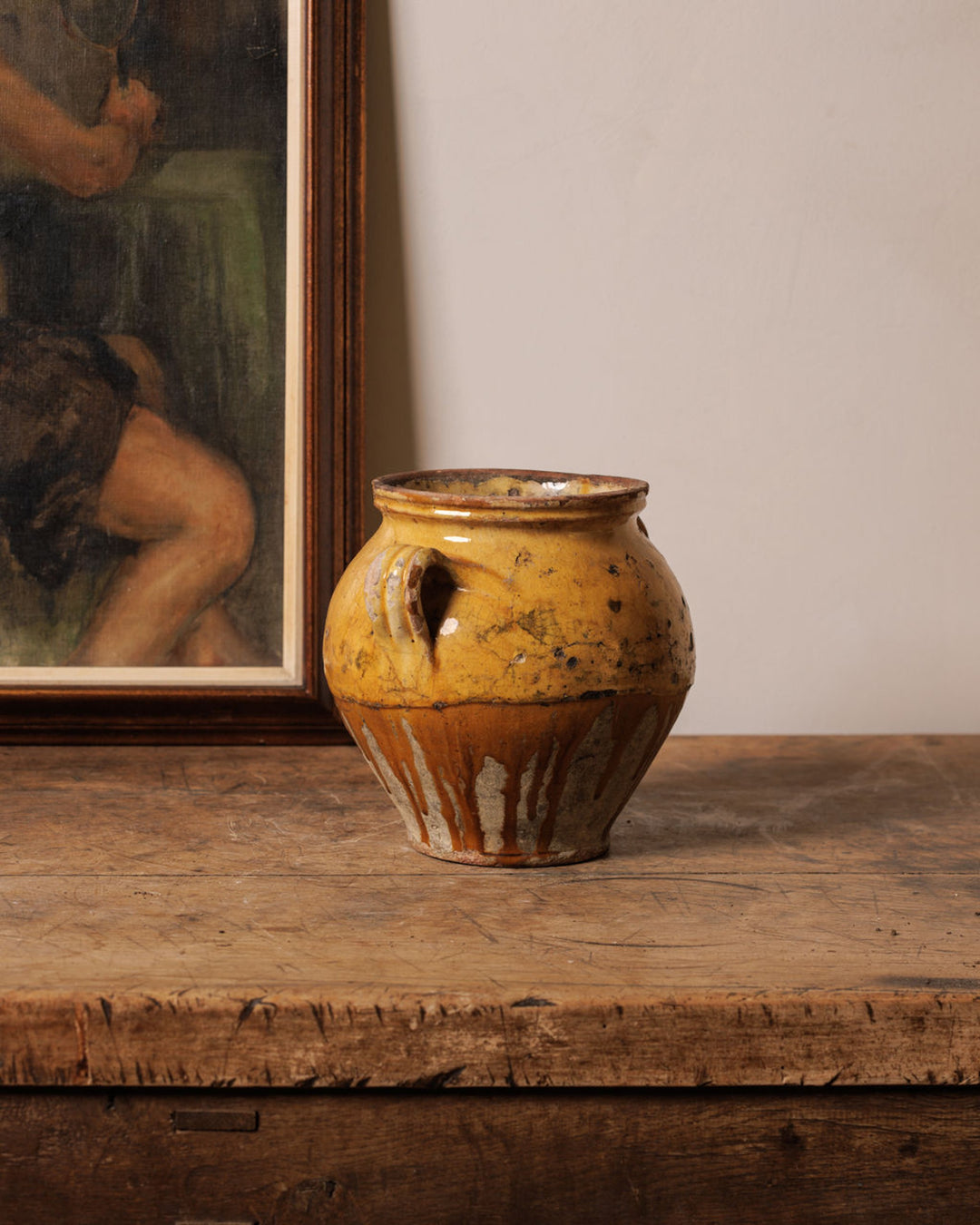 Rare Yellow Confit Pot