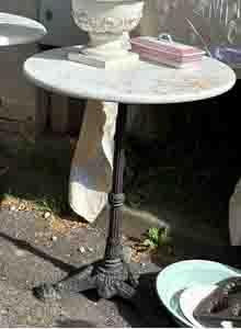 Marble Pedestal Table