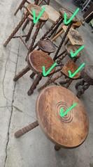 French Tripod Stool