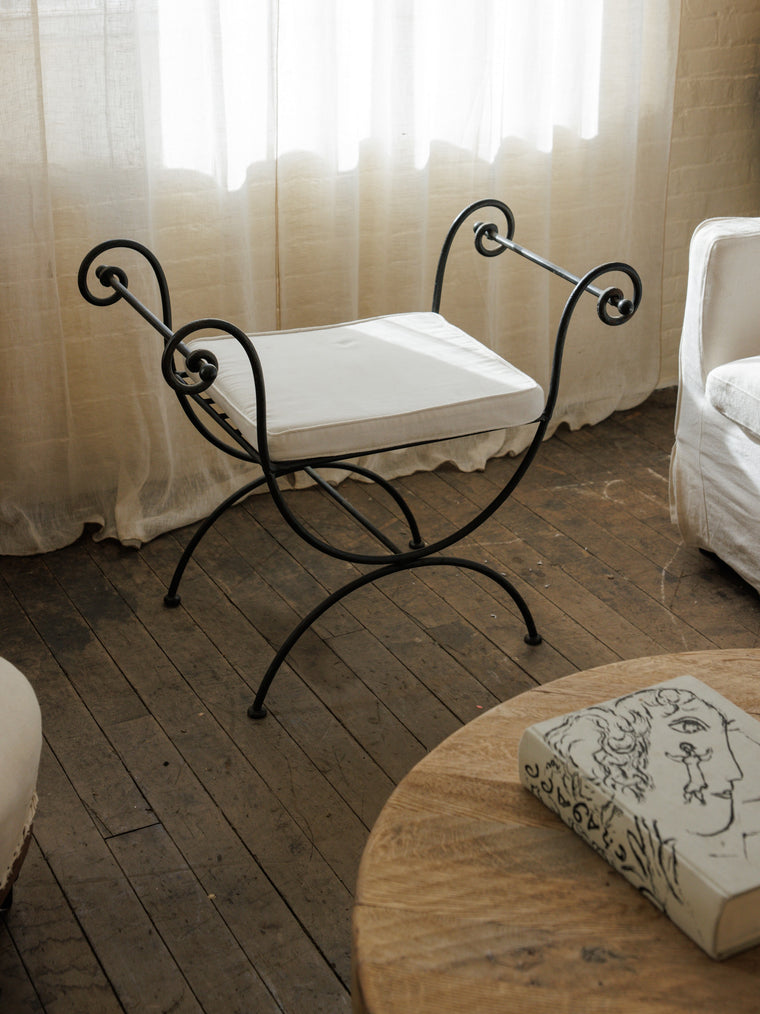 Wrought Iron Bench