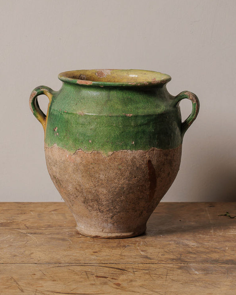 Rare Green Confit Pot